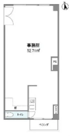 チャールストンビルの基準階図面