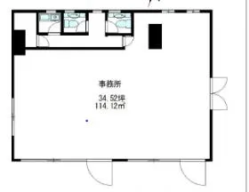 シュロス平河ビルの基準階図面