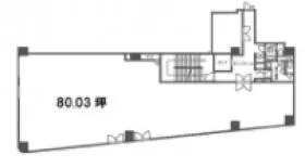 パレール川崎 レッド館の基準階図面