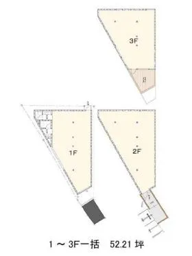 南青山一丁目プロジェクトビルの基準階図面