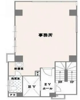 あすなろビルの基準階図面