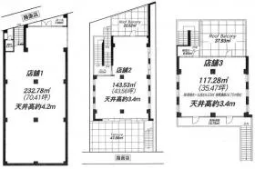 神宮前COURT Bの基準階図面