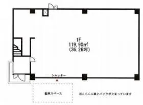 南青山第2韮澤ビルの基準階図面
