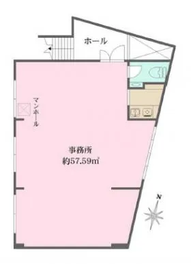 エポリアム本町の基準階図面
