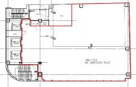BiTO AKIBA PLAZAビルの基準階図面