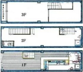 中本ビルの基準階図面