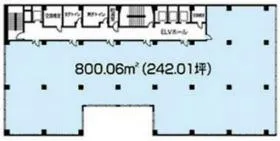 京都証券ビルの基準階図面