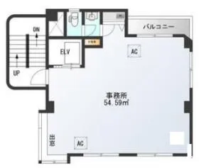 ニックスビルの基準階図面