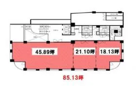 JEI那覇ビルの基準階図面