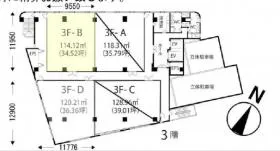 三ツ木聖蹟桜ケ丘ビルの基準階図面
