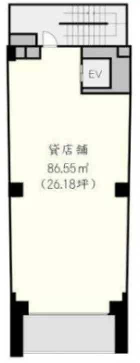 モノリスビルの基準階図面
