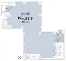 RBM銀座ビルの基準階図面