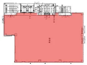 関電不動産高麗橋ビルの基準階図面