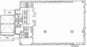 TODA BUILDING心斎橋の基準階図面