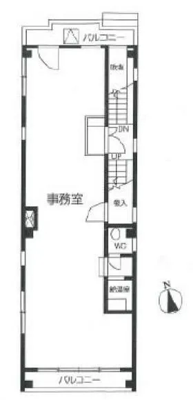 第六大興ビルの基準階図面