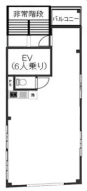 i-cap buildingの基準階図面