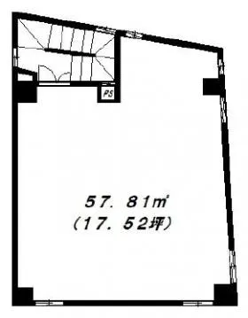 甘利ビルの基準階図面