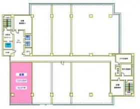 広島興銀ビルの基準階図面