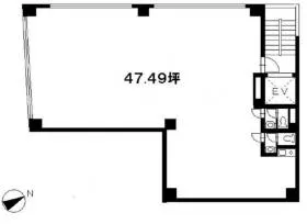 富士見MJビルの基準階図面