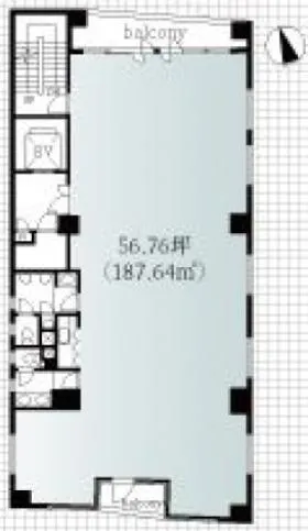 ヒロ四谷ビルの基準階図面