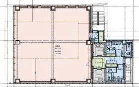 S-GATE FIT 八丁堀ビルの基準階図面