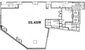 TOP HILLS GARDEN道玄坂の基準階図面