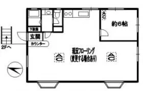 松籟ハイツの基準階図面