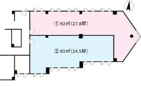 霊友会第3ビルの基準階図面