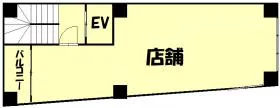 白石ビルの基準階図面