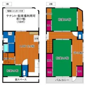 池上ハウスの基準階図面
