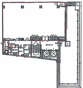 銀座TH(旧:銀座中村ビル)の基準階図面
