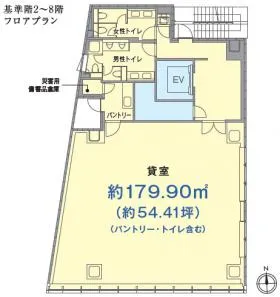 BIZCORE神田須田町ビルの基準階図面