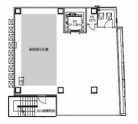 VORT銀座DDIビルの基準階図面