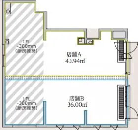 GranDuo二子玉川4の基準階図面