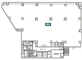 藤久ビル東1号館の基準階図面