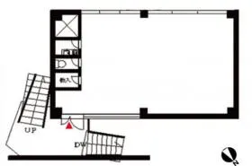WISMA395ビルの基準階図面