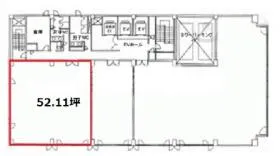 KDX新大阪ビルの基準階図面