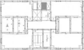 仮称)大森一棟貸建物の基準階図面