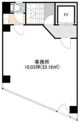 TAKIビルの基準階図面