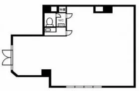 中銀第二八丁堀マンシオンの基準階図面