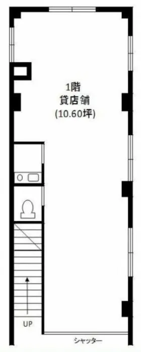 町田ビルの基準階図面