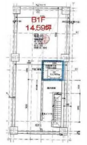 ACN築地2丁目ビルの基準階図面