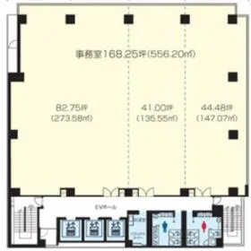 メイフィス名駅の基準階図面