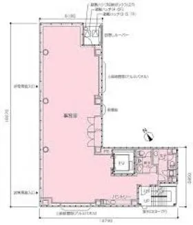 西新橋PR-EXの基準階図面