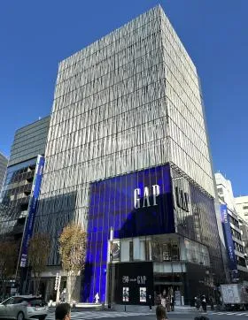 ヒューリック銀座数寄屋橋ビルの外観