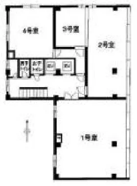 第2文成ビルの基準階図面