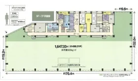 浜離宮三井ビルディングの基準階図面