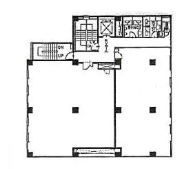 西新橋中ビルの基準階図面