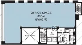新光ビルディング日本橋2号館の基準階図面