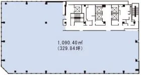 日本橋丸善東急ビルの基準階図面